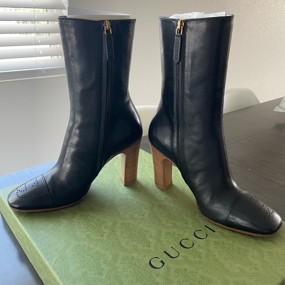 Gucci Quentin boot leather size 39 - Picture 3 of 6